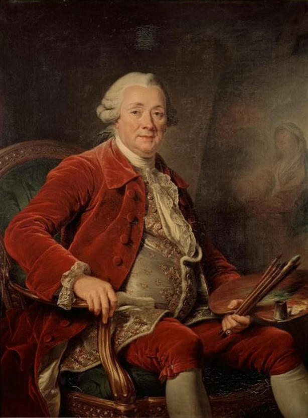 Ritratto del pittore Charles - Amédée, Philippe Van Loo, Museum of the History of France